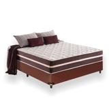 Cama Box Casal + Colchão De Molas - Anjos - Superlastic 138cm