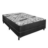 Cama Box Casal Conjugada Unyco D28 Preta - Mobly