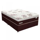 Cama Box Casal Destiny Espuma D28 Branco - PLUMATEX