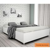Cama Box Casal Mônaco Tcil Móveis Branco