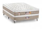 Cama Box + Colchão Casal Castor Mola Pocket Silver Star AIR com Box SI Double Face 138x188x74cm