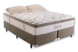 Cama Box + Colchão Casal King Size Monte Carlo Imperatore Visco HR Herval 193x203x61
