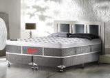 Cama Box + Colchão Castor Casal Plush Light Stress 138x188x74cm (Padrão)