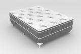 Cama Box + Colchão De Casal Queen Size Molejo Ultracoil One Face Supremo 158x198x52 Newsonno - New sonno