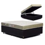 Cama Box Com Baú Viúva + Colchão De Espuma D33 - Castor - Sleep Max 128cm