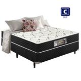 Cama Box Conjugado Casal Estrutura Ortopédica 138x188x43 - A colchoes