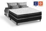 Cama Box Conjugado de espuma D28 Casal Ortopédico 138x188x42 - Varios