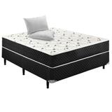 Cama Box Conjugado Viúva SP Móveis Molas Bonnel - 44x128x188cm