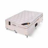 Cama Box King + Colchão De Molas Ensacadas - Castor - Montblanc Kingdom 193cm