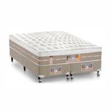 Cama Box King + Colchão De Molas Ensacadas - Castor - Silver Star Air 193cm