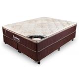 Cama Box King Size (Box + Colchão) Prorelax Brilhante Molas Ensacadas One Face 193x203