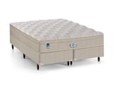 Cama Box King Size Colchão Vegas Blanc Visco + Box 193x203Cm - Simmons