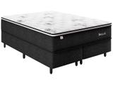 Cama Box Queen (Box + Colchão) Plumatex - Mola Ensacada 65cm de Altura Dallas