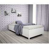 Cama Box Solteiro Mônaco Tcil Móveis Branco