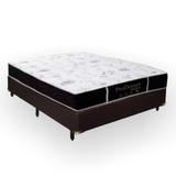 Cama Box Viúva + Colchão De Molas - Probel - Prodormir Sleep Black 128cm