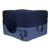 Cama Cabana 2 Em 1 - Imperial Marinho - Tamanho GG - Amour pet