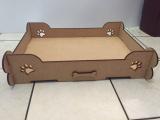 Cama Cachorro Porte Pequeno, Cortada À Laser Em Mdf 6mm - New art