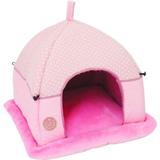 Cama Cachorro Tenda Luxo Rosa 52 x 50 x 40cm - São pet