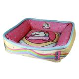 Cama Cachorro Unicórnio Rosa M 60 X 60 X 20cm - Mascote