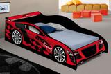 Cama Carro Infantil Criança Grade de Proteção Speed Vermelho - Ja moveis