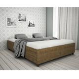 Cama Casal Mônaco Tcil Móveis Imbuia Rustic