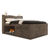 Cama de Casal Tabaco com Box Pet Brelini - Framar