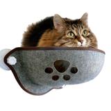 Cama de Janela Para Gatos Com Ventosa Nilho Cinza - Petlon