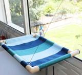 Cama De Janela Suspensa Gatton Azul - Media
