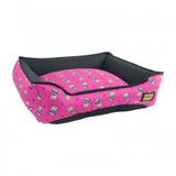 Cama Grife Pet Premium Bulldog Rosa/Preto P - Grifepet