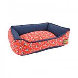 Cama Grife Pet Premium Cachorrinho Verm/Azul P