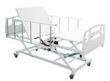 Cama Hospitalar Motorizada 3 Movimentos com Elevação do Leito Semi Luxo e Grades Empilháveis - Desematec