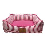 Cama Listra Para Cachorro G Rosa Fábrica Pet