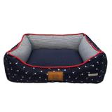 Cama Navy Para Cachorro P Azul Fábrica Pet
