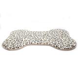 Cama Ossinho com Onça Memory Foam Para Cachorro PetFit Bege Claro - Petfitstore
