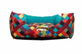 Cama para Cachorro Quadrada Impermeavel Luppet Verde