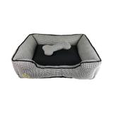 Cama Para Cachorro Rubi Preta M 53 x 67 x 19cm - São pet