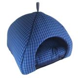 Cama Para Cachorro São Pet Tenda Texas Azul