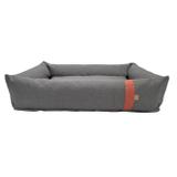 Cama Para Cães E Gatos Fábrica Pet Lona Impermeável GG Cinza