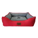 Cama Para Cães E Gatos Fábrica Pet London GG Vermelha