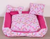 Cama para Cães e Gatos Unicolors Rosa- Tam P - Vivart