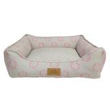 Cama Para Pet Coroa Tamanho G 71x60cm Cinza Fabrica Pet - Fábrica pet