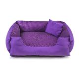 Cama Pet Cachorro Gato Dupla Face Lola - P - Roxo Poá - Senhor bicho