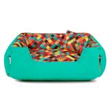 Cama Pet Cachorro Gato Lola Impermeável - G - Colors Verde - Senhor bicho