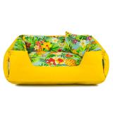Cama Pet Cachorro Gato Lola Impermeável - G - Tropical - Senhor bicho