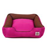 Cama Pet Cachorro Gato Pandora c/ Zíper - G - Marrom Pink - Senhor bicho
