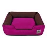 Cama Pet Cachorro Gato Pandora c/ Zíper - GG - Marrom Pink - Senhor bicho
