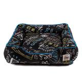 Cama Pet Cachorro Gato Pandora Impermeável c/ Zíper - M - Lousa Azul - Senhor bicho