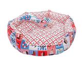 Cama Pet Cachorro Gato Redonda Diamante - Tam.G - Marinheiro - Tili pet