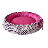 Cama Pet Cachorro Gato Redonda Dupla Face Poly - Rosa Poá Pink - Senhor bicho
