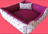 Cama Pet Estampada Grande Realeza Rosa + Brinde - Valéria pet